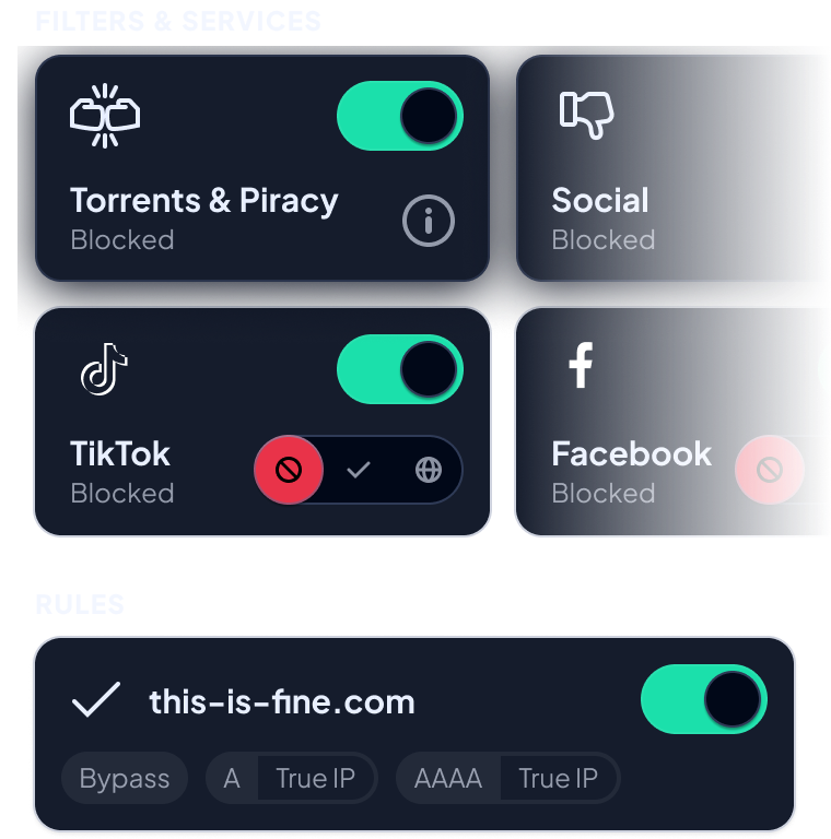 Block Unwanted Content