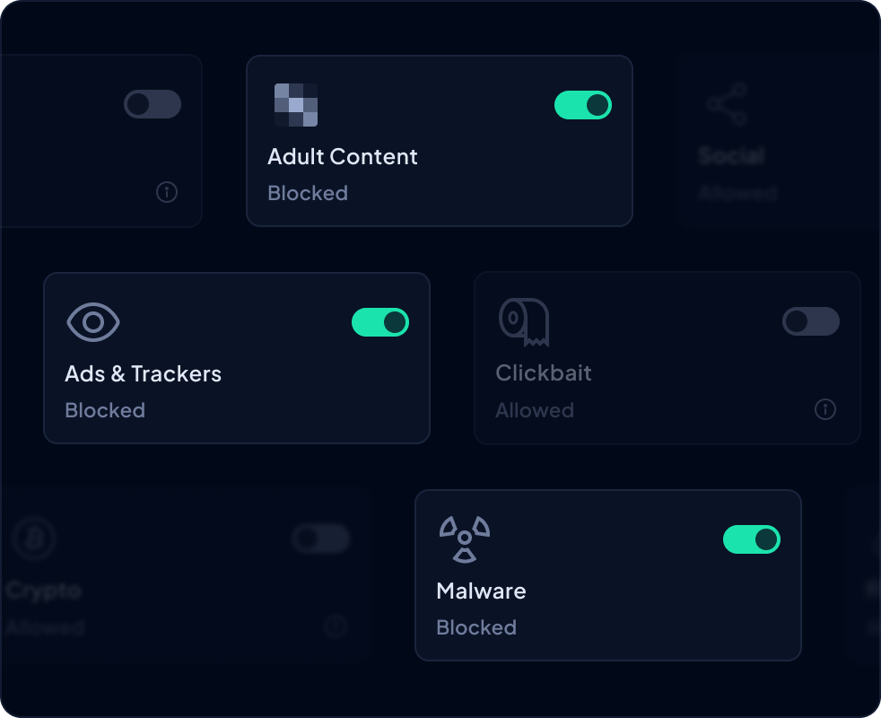 Category-based filtering