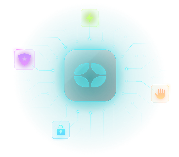 DNS server chip illustration for mobile