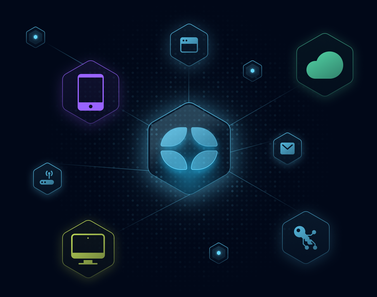 Hero section illustration for DNS-Layer Security for Every Endpoint, Anywhere