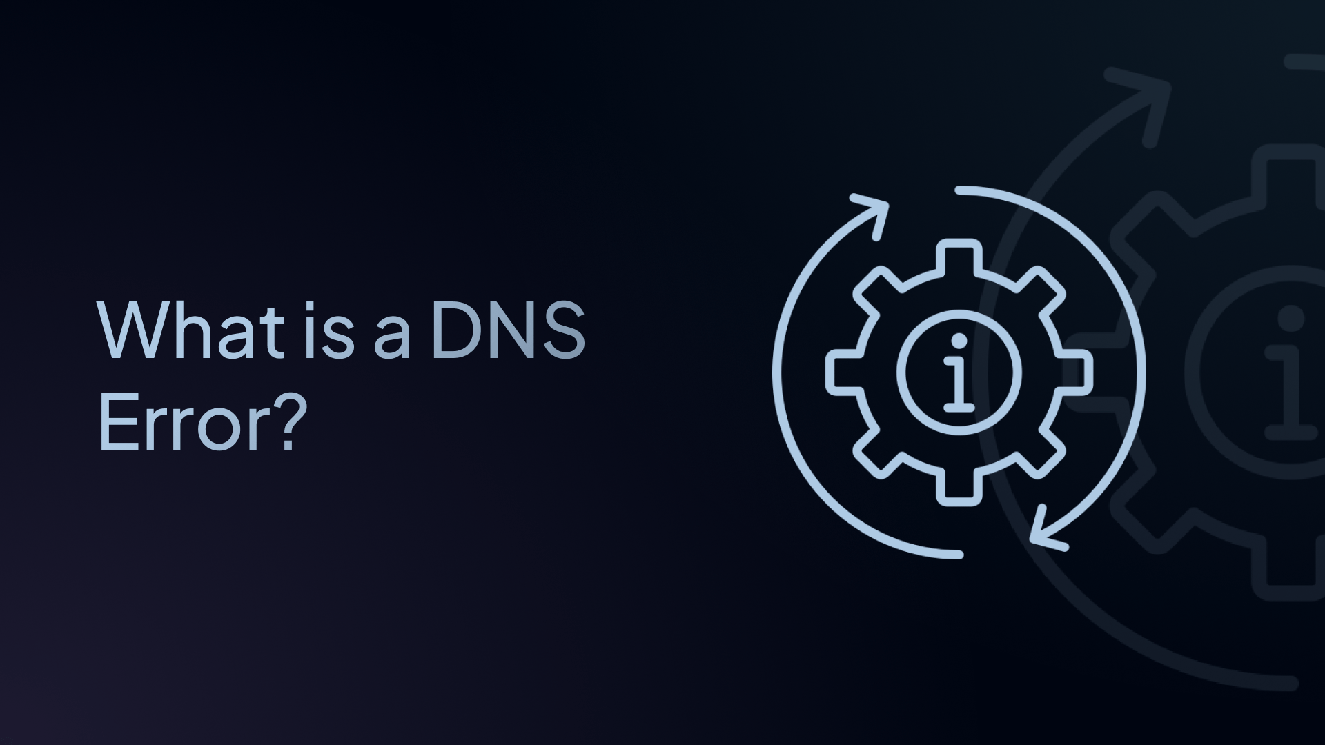 what is a dns error