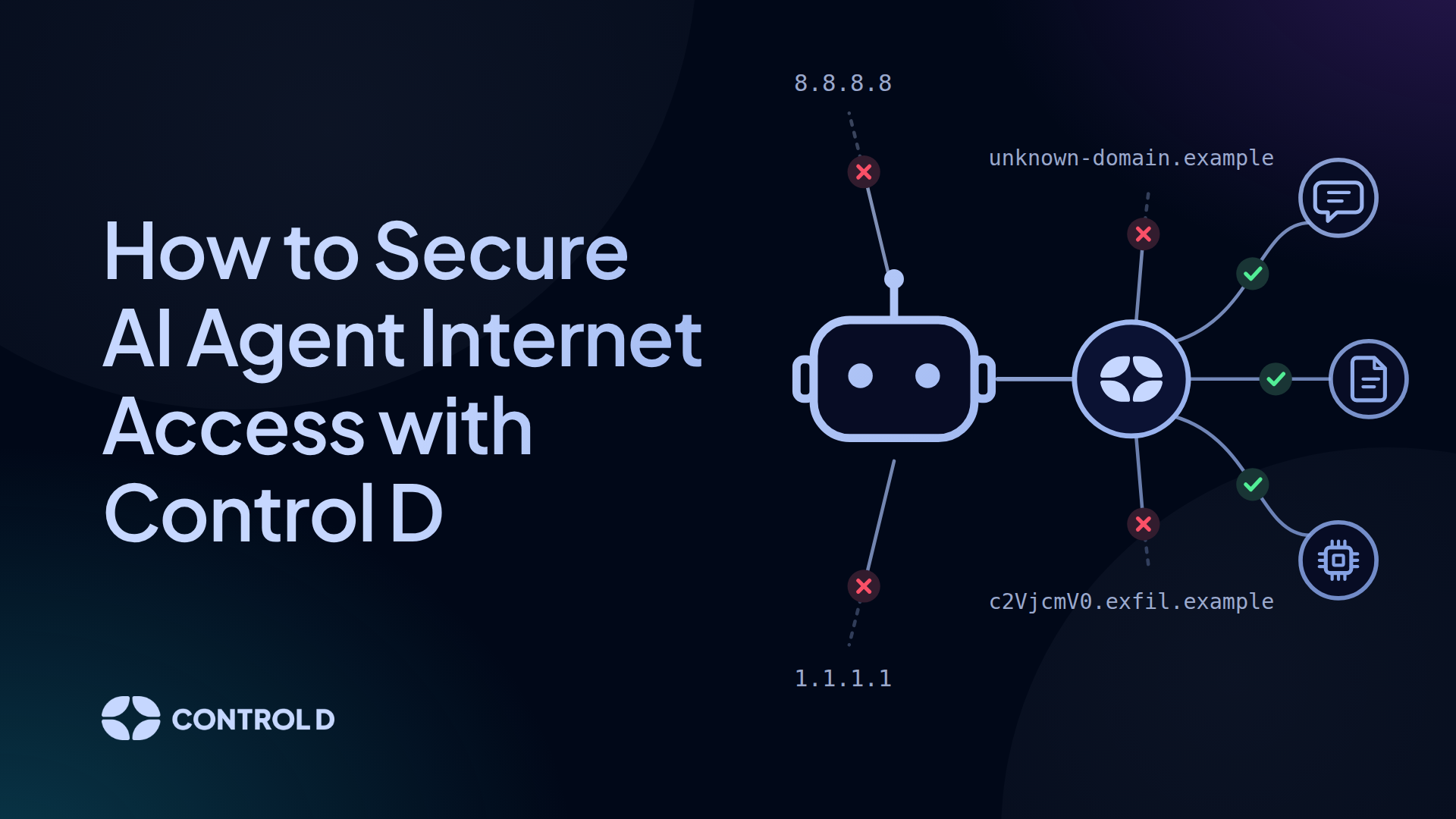 How to Secure AI Agent Internet Access with Control D